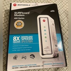 New Never Used Motorola Surfboard Modem SB6141